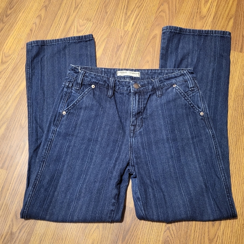 Rock & Roll Hooey Women’s High Rise Bootcut Jeans W28 L32 Western Dark Denim C59